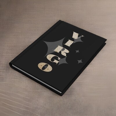 Zodiac Black and Gold Journal Notebook - Elegant Astrological Design - image3